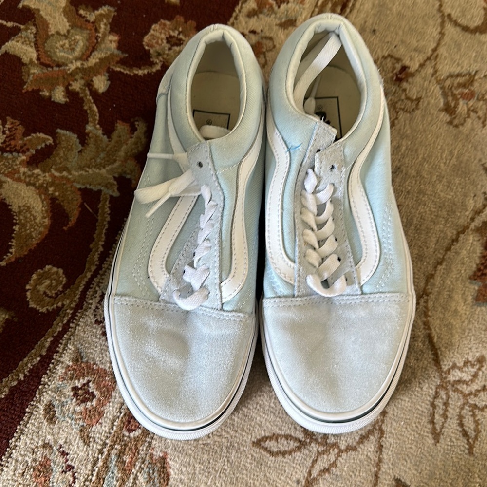 light blue vans